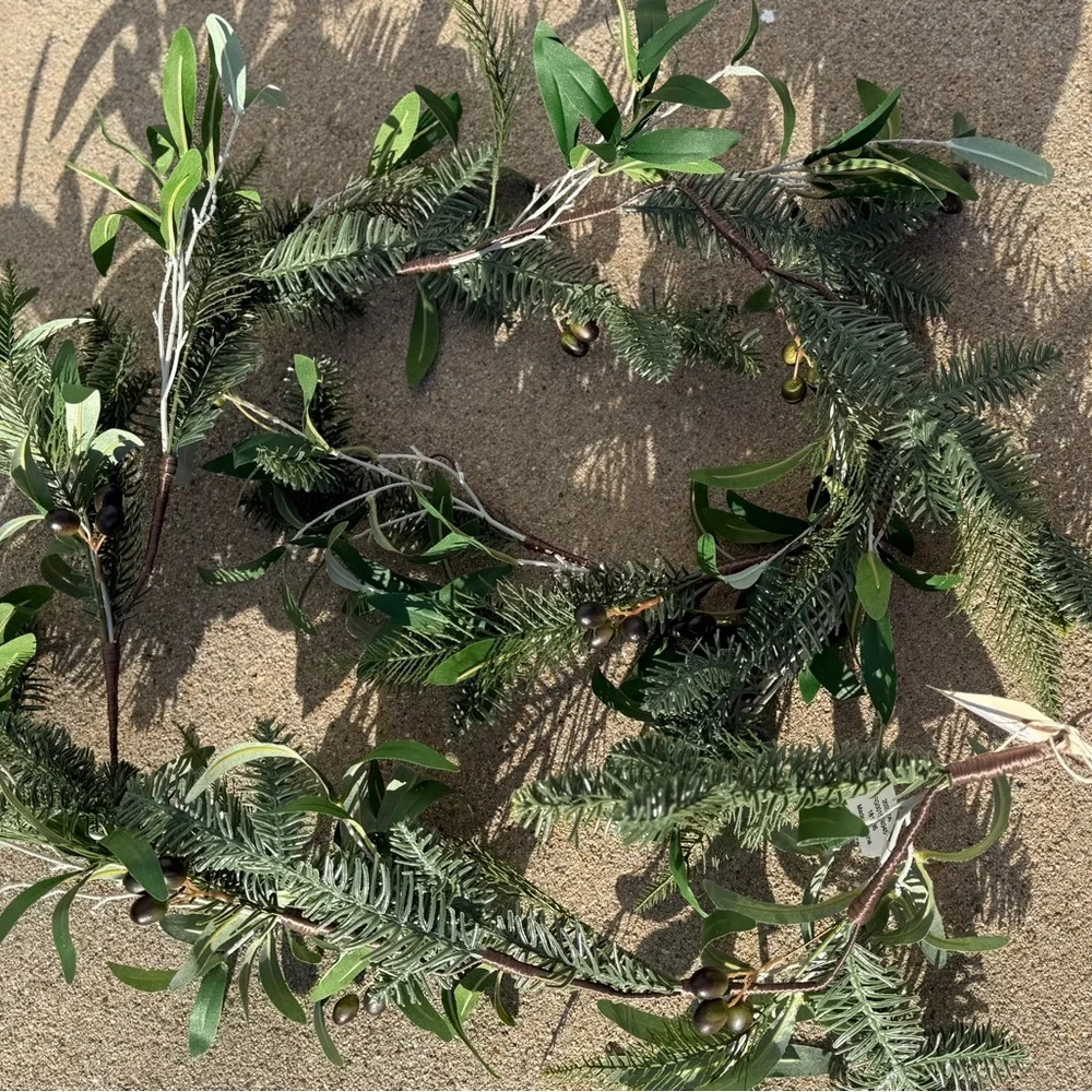 Frontgate Olive Garland - 6 ft - NWT